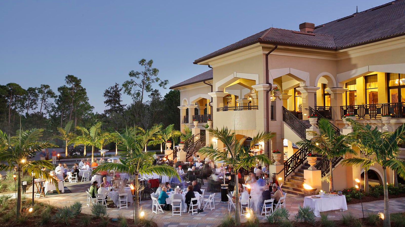 Outdoor Living at The Club at Olde Cypress in Naples Florida